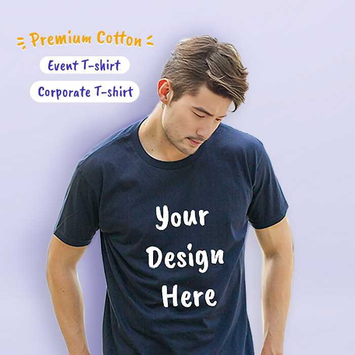 Bit Pixel™ Custom Round Neck T-shirt | Corporate T-shirt